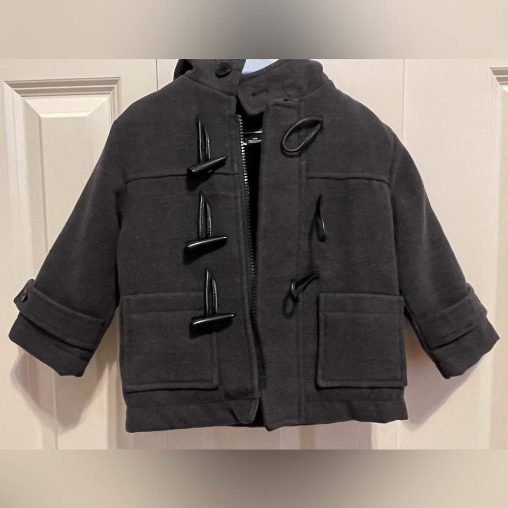 Rothschild Charcoal Toggle Coat